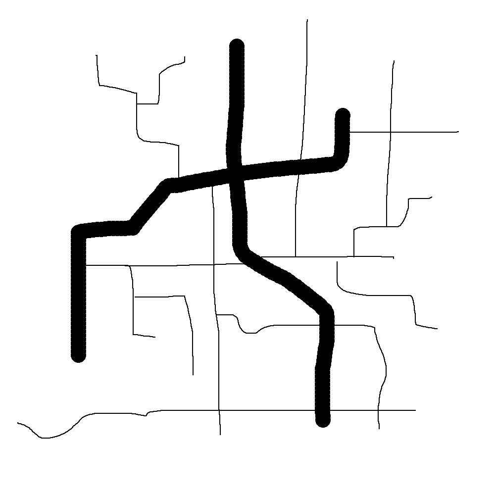 A strong-link system concentrates most of its resources into a few lines, resulting in weak connectivity between almost all destination pairs.